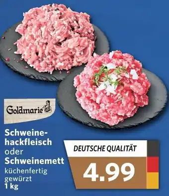 Combi Goldmarie Schweinehackfleisch oder Schweinemett 1 kg Angebot