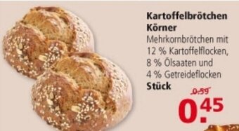 Multi Markt Kartoffelbrötchen Körner Angebot