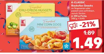 Kaufland K-Classic Backofen Snacks 250g Angebot