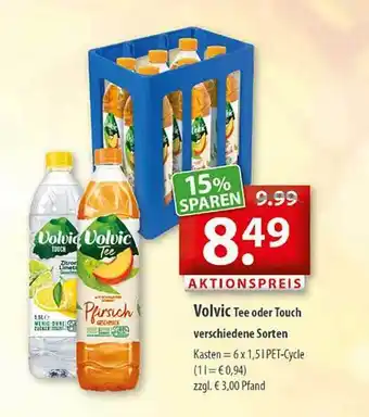 Getränkeland Volvic tee oder touch Angebot