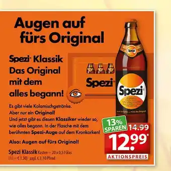 Getränkeland Spezi klassik das original mit dem alles begann! Angebot