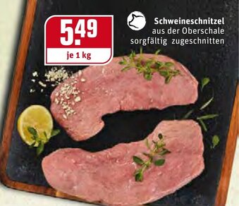 REWE Schweineschnitzel 1kg Angebot