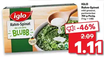 Kaufland Iglo Rahm Spinat 750g Angebot