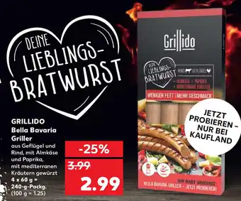 Kaufland Grillido Bella Bavaria Griller 240g Angebot