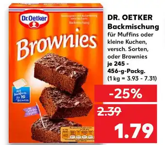 Kaufland Dr. Oetker Backmischung  245-456g Angebot