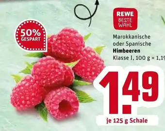 REWE Himbeeren 125g Angebot