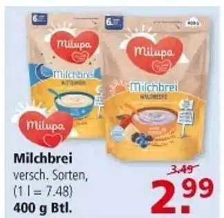 Multi Markt Milupa milchbrei Angebot