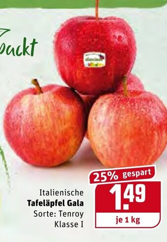 REWE Tafeläpfel Gala 1kg Angebot