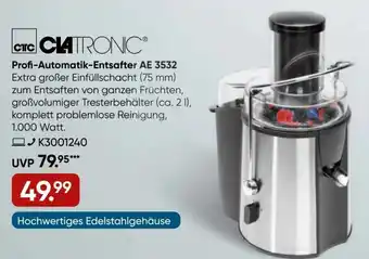 Galeria Clatronic Profi Automatik Entsafter AE 3532 Angebot