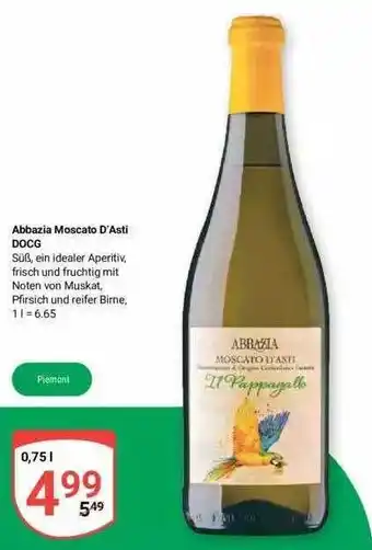 Globus Abbazia moscato d'asti docg Angebot