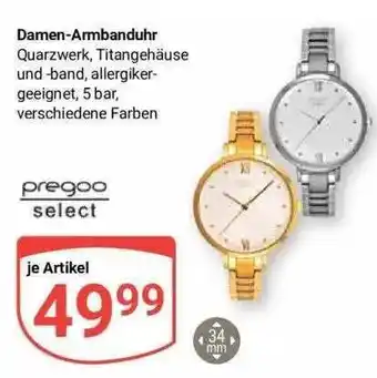 Globus Damen-armbanduhr pregoo select Angebot