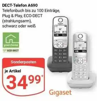 Globus Dect-telefon a690 gigaset Angebot