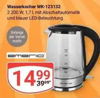 Globus Wasserkocher wk-123132 emerio Angebot