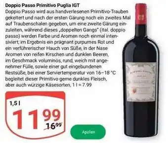 Globus Doppio passo primitivo puglia igt Angebot