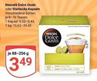 Globus Nescafé dolce gusto oder starbucks kapseln Angebot