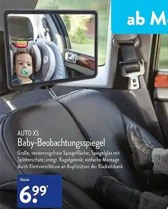 Aldi Nord Auto xs baby-beobachtungsspiegel Angebot