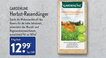 Aldi Nord Gardenline herbst-rasendünger Angebot