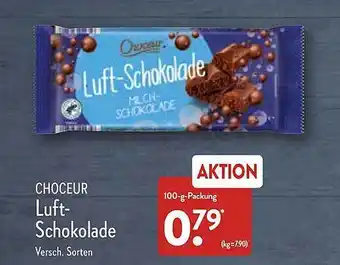 Aldi Nord Choceur luft-schokolade Angebot