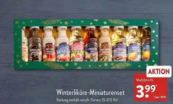 Aldi Nord Winterliköre-miniaturenset Angebot