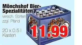 Edeka Scherer Mönchshof bier spezialitäten Angebot