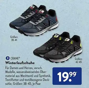 Aldi Süd Crane winterlaufschuhe Angebot