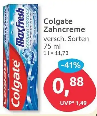 Budni Colgate Zahncreme 75 ml Angebot