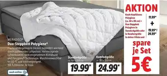 Lidl Meradiso duo-steppbett polygiene Angebot