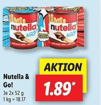 Lidl Nutella & go! Angebot