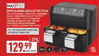 Marktkauf Maxxmee doppelkammer-heissluftfritteuse Angebot