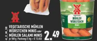 Marktkauf Vegetarische mühlen würstchen minis oder mühlen salami minis Angebot