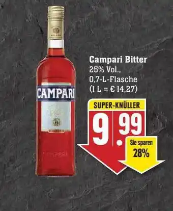 Scheck-in-Center Campari bitter Angebot