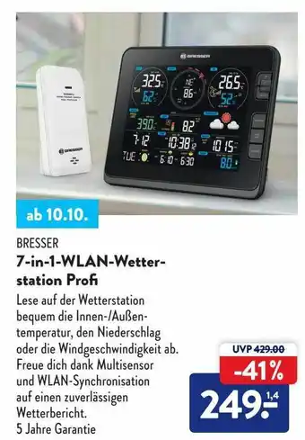 Aldi Nord Bresser 7in1-wlan-wetterstation profi Angebot