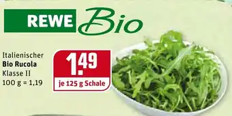 REWE Bio Rucola 125g Angebot