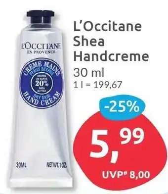 Budni L'Occitane Shea Handcreme 30 ml Angebot