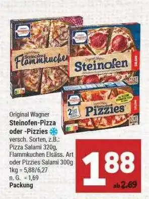 Marktkauf Original wagner steinofen-pizza oder -pizzies Angebot