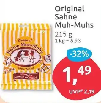 Budni Original Sahne Muh Muhs 215 g Angebot