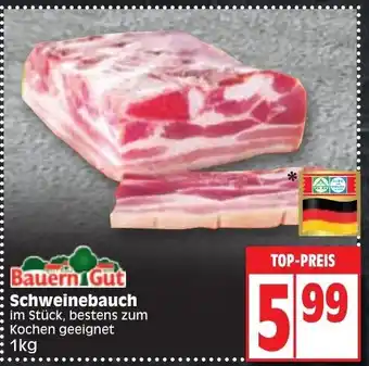 Edeka Bauern Gut Schweinebauch 1 kg Angebot