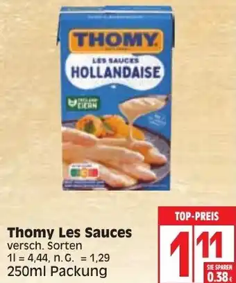 Edeka Thomy Les Sauces 250 ml Packung Angebot