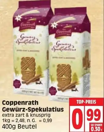 Edeka Coppenrath Gewürz Spekulatius 400 g Beutel Angebot
