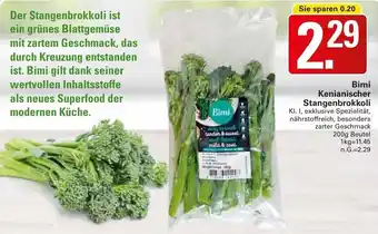 WEZ Bimi Kenianischer Stangenbrokkoli 200 g Beutel Angebot