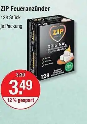 V Markt Zip feueranzünder Angebot