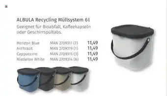 Müller Albula recycling müllsystem Angebot