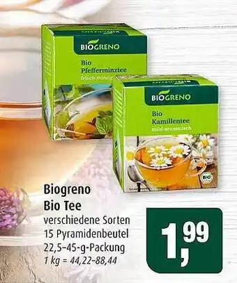 Markant Markt Biogreno bio tee Angebot