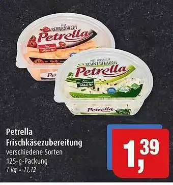 Markant Markt Petrella frischkäsezubereitung Angebot