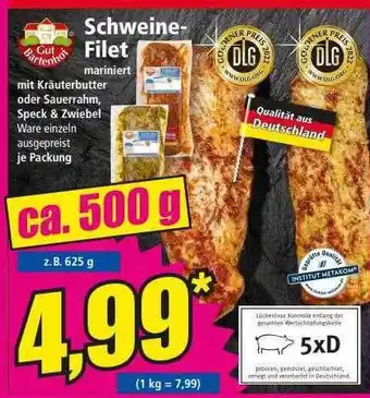 Norma Gut bartenhof schweine-filet Angebot