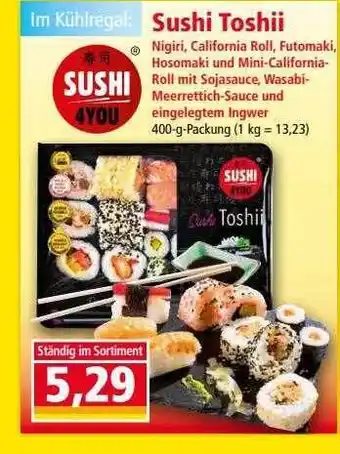 Norma Sushi toshii Angebot