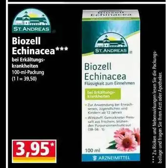 Norma St.andreas biozell echinacea Angebot