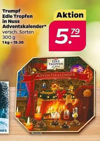 NETTO Trumpf edle tropfen in nuss adventskalender Angebot