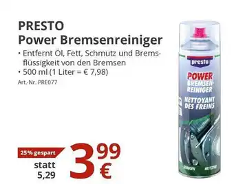 A.T.U. Presto power bremsenreiniger Angebot