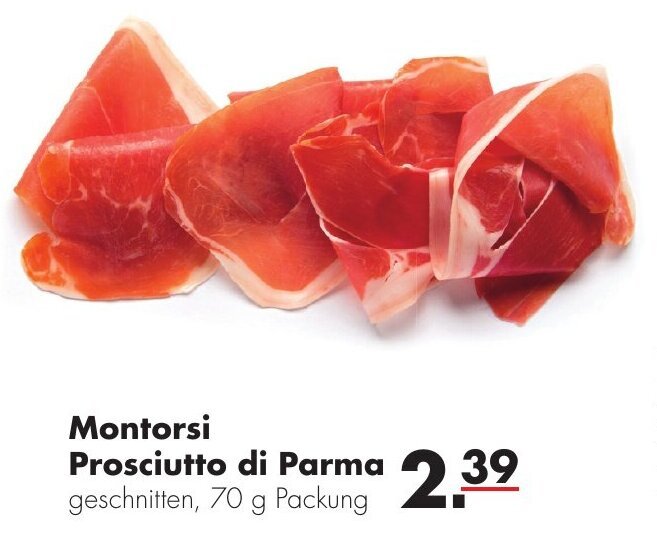 Montorsi Prosciutto di Parma 70 g Packung Angebot bei Handelshof